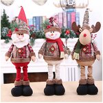 Christmas Plush Doll Factory - Santa Claus Snowman Tree Decor