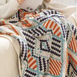 Blanket Factory - Bohemian Knitted Sofa Cover Blanket