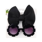 Baby Headband Set Factory - Cute Flower Sunglass Bow Set