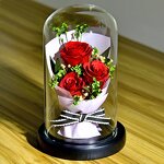 Stabilized Rose Factory - Preserved Rose in Glass Dome Gift