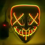Halloween Mask Factory - LED Neon Glow Party Cosplay Mask