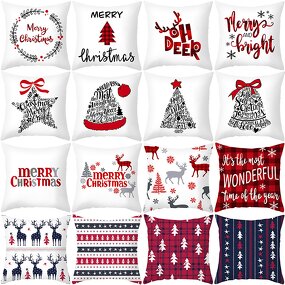 Christmas Pillowcase Factory - Custom 45x45cm Cartoon Pillow Case