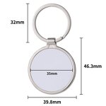 Keychain Factory - Custom Photo Sublimation Metal Keychain