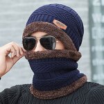 Winter Hat Factory - Unisex Teemo Knit Cap Thick Neck Scarf