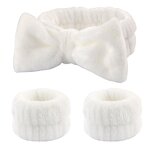 Headband Set Factory - 3pcs Plush Spa Skincare Set for Women