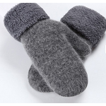 Winter Gloves Factory - Cute Plush Double-Layer Knit Gloves