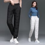Winter Pants Factory - Women Down Cotton Slimming Thermal Pants