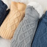 Winter Socks Factory - Thick Thermal Plush Fleece Lined Socks