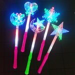 LED Magic Wand Factory - Easter Flashing Star Princess Wand