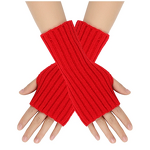 Fingerless Mittens Factory - Crocheted Open Finger Winter Gloves