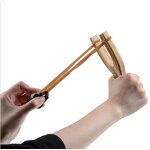 Slingshot Factory - Wooden Rubber String Traditional Catapult