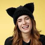 Cat Ear Beanie Factory - Funny Knitted Winter Skull Cap