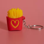 Keychain Factory - PVC Soft Rubber Cartoon Food Keyring