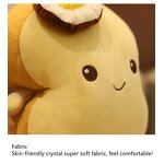 Plush Pillow Factory - Poached Egg Toast Bread Cushion Gift