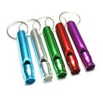 Safety Whistle Keychain Factory - Aluminum Alloy Survival Whistle