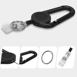 Badge Lanyard Factory - Retractable ID Reel with Carabiner