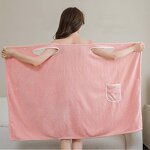 Bath Skirt Factory - Coral Velvet Water Ripple Bath Towel