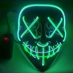 Halloween Mask Factory - LED Neon Glow Party Cosplay Mask