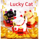 Solar Lucky Cat Factory - Waving Cat Home Office Decoration