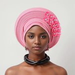 Turban Caps Factory - Luxury Hijabs African Bandanas Headwrap