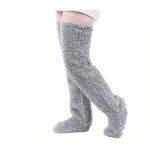 Winter Socks Factory - Women Fuzzy Fluffy Over Knee Socks