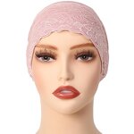 Head Wrap Factory - Lace Patchwork Stretch Scarf Hat