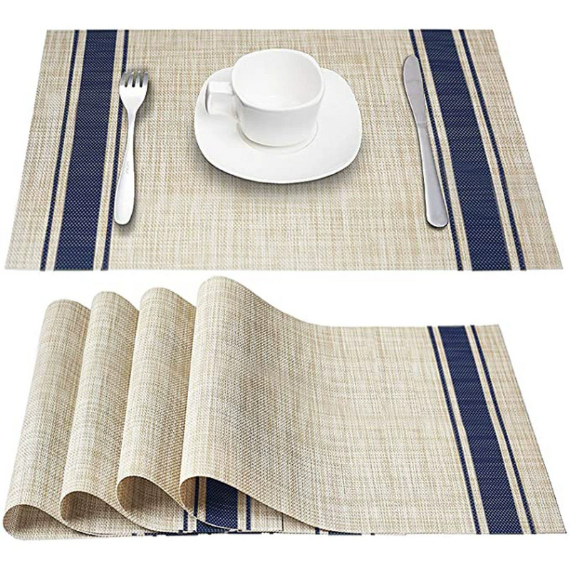 Table Mat Factory - Luxury Gold PVC Woven Placemat