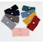 Headband Factory - Knitted Wool Pearl Diamond Hair Band