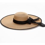 Sun Hat Factory - Women Beach Straw UPF50 Floppy Hat