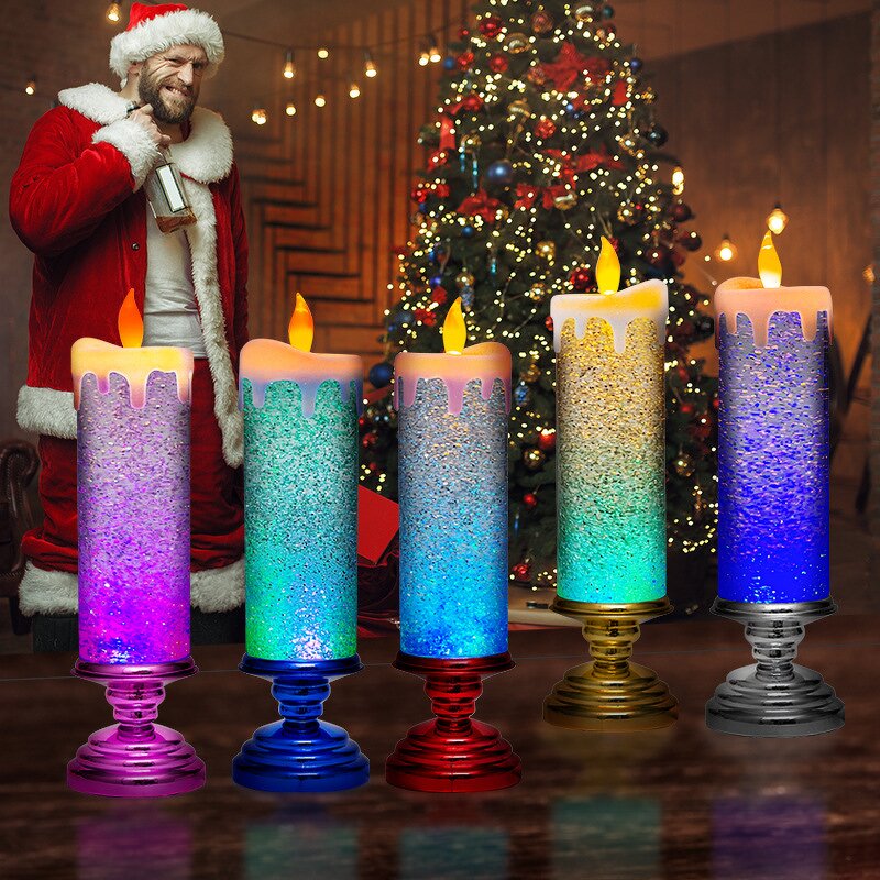 LED Candle Lights Factory - 7-color Gradient Electronic Candle