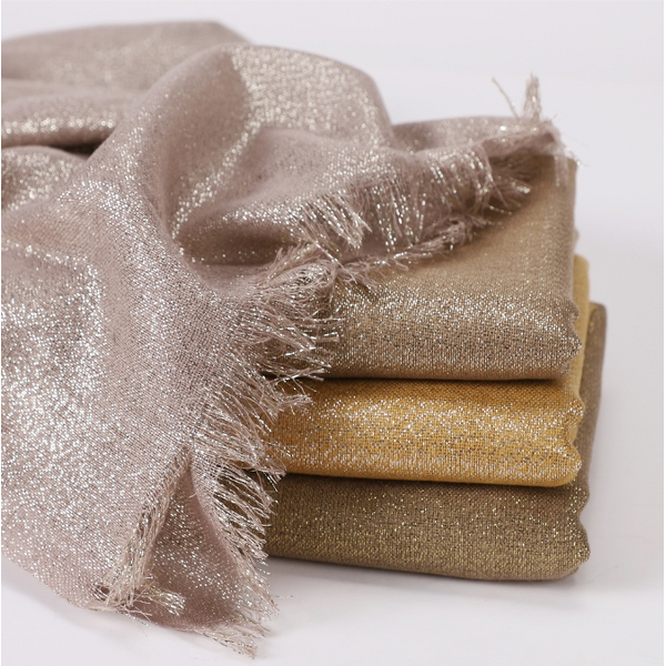 Headscarf Factory - Custom Shimmering Gold Viscose Shawl