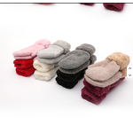 Winter Gloves Factory - Cute Plush Double-Layer Knit Gloves