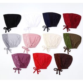 Head Wrap Factory - Lace Patchwork Stretch Scarf Hat