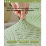 Chair Cover Factory - Modern Jacquard Elastic Full Package Cover