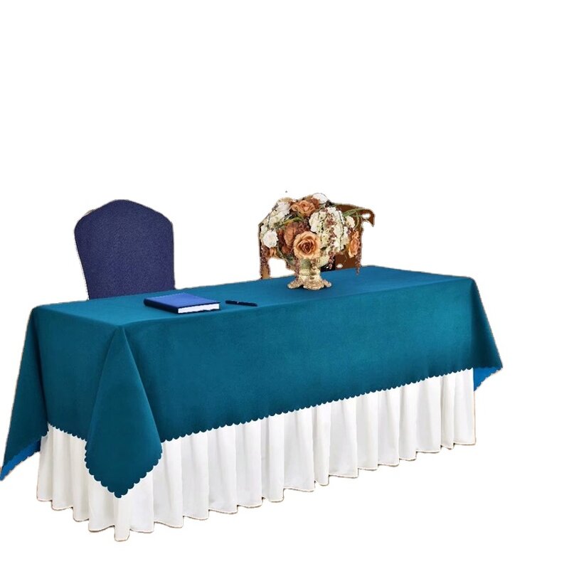 Table Skirt Factory - 100% Polyester Hotel Wedding Table Skirt