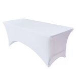 Spandex Table Cover Factory - Solid Color Wedding Banquet Tablecloth