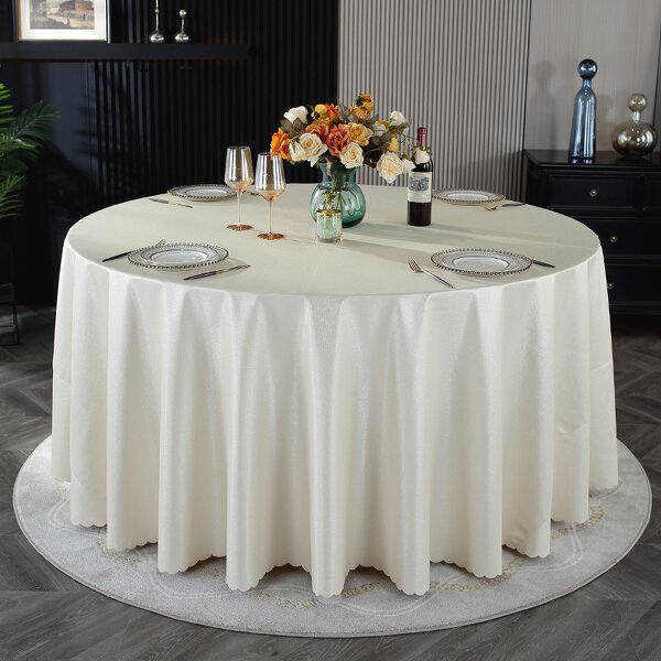 Tablecloth Factory - Washable Waterproof Round Tablecloth