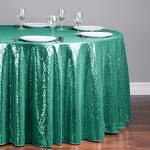 Polyester Tablecloths Factory - 120 Inch Pink Taffeta Round Cover