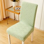 Chair Cover Factory - Modern Jacquard Elastic Full Package Cover