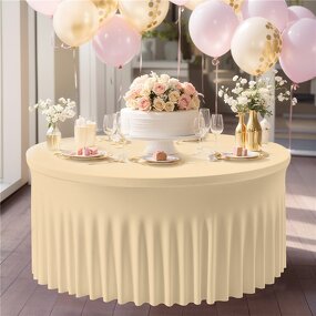 Stretch Tablecloth Factory - All-Season Thick Polyester Dustproof Cover