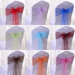Chair Cover Sash Factory - Wholesale Tie Bow Snow Party Sash
