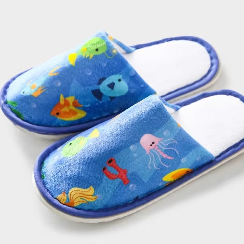 Hotel Slippers Factory - Wholesale High-end Children's Cartoon Slippers