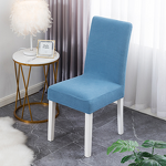 Chair Cover Factory - Thickened Grid Half Elastic Banquet Chair Cover