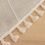 Dining Tablecloth Factory - Jacquard Waterproof Round Home Tablecloth