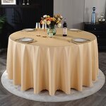 Round Tablecloth Factory - Thickened Hotel Banquet Tablecloth