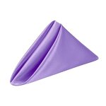 Table Napkin Factory - Customized Champagne Satin Dinner Napkin