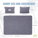 Travel Blanket Factory - Multi-functional Flannel Thermal Travel Blanket