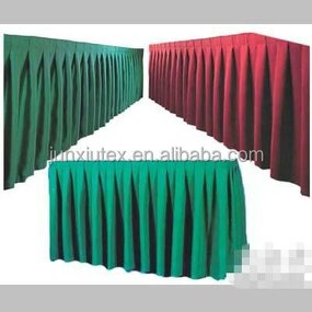 Table Skirts Factory - New Fabric Various Color Table Skirts