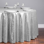 Sequin Tablecloth Factory - Wholesale Custom Rose Pink Wedding Cover