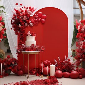 Wedding Arch Cover Factory - Custom Tension Fabric Background Cover